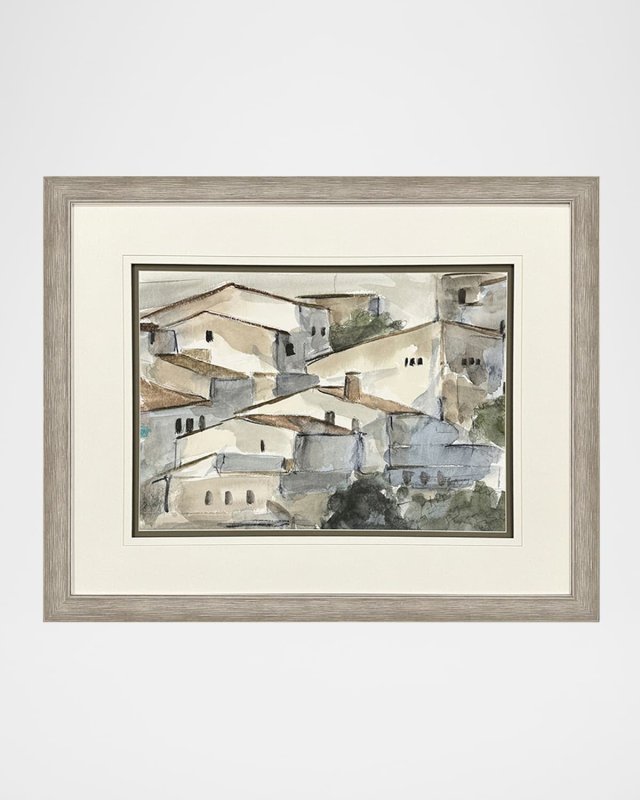 "Mountainside Village II" Framed Giclee by Ethan Harper